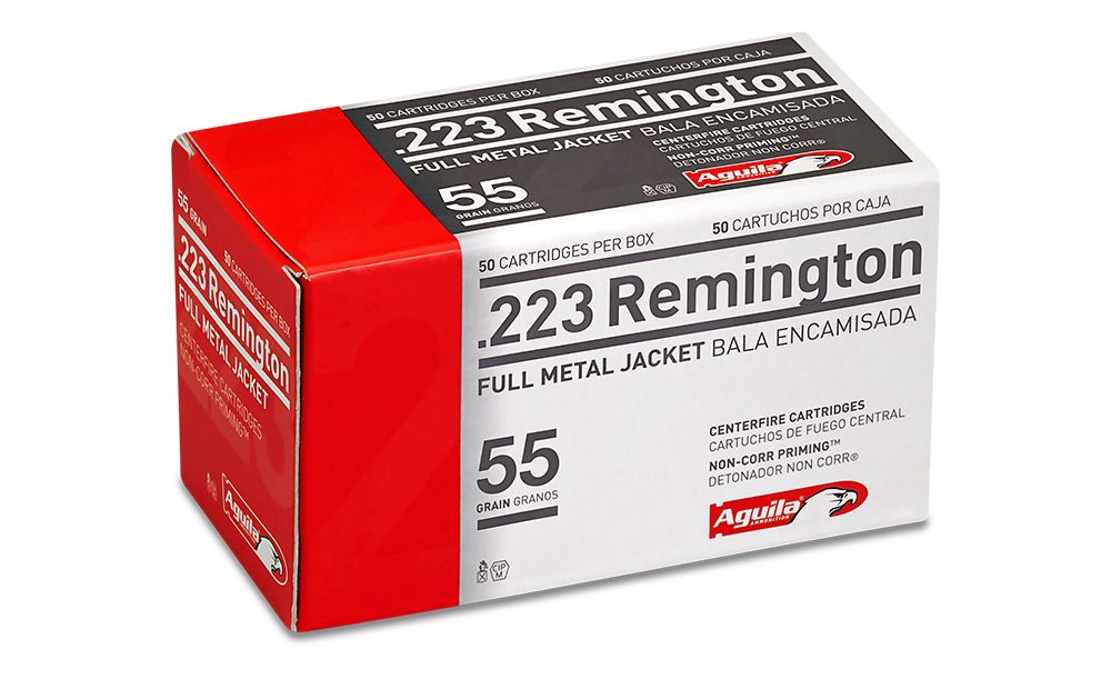 Aguila .223 Remington 55 Grain FMJ Ammunition