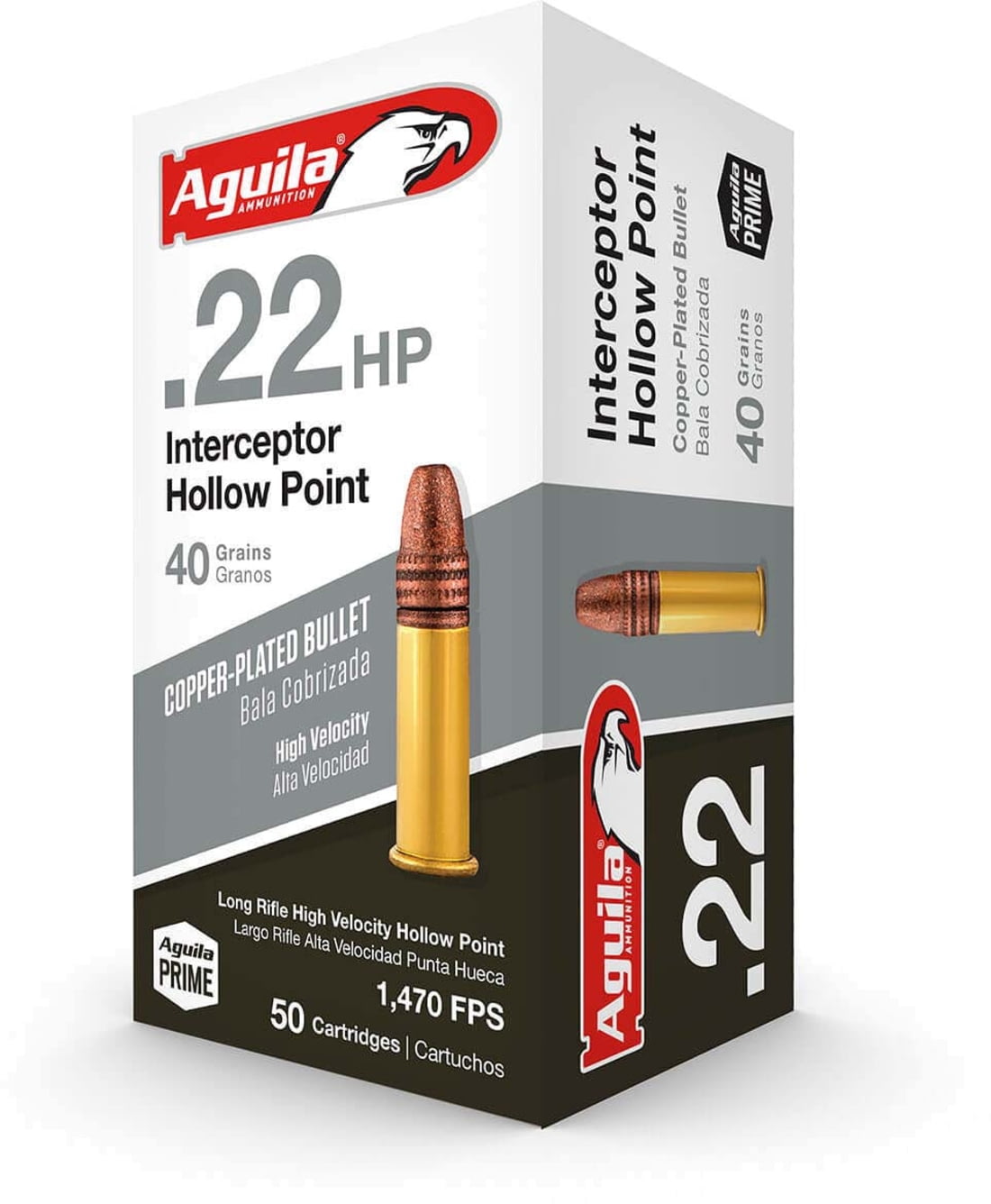 Aguila Ammunition Aguila Ammo .22lr Case Lot Interceptor 40gr Ldhp 1000rd