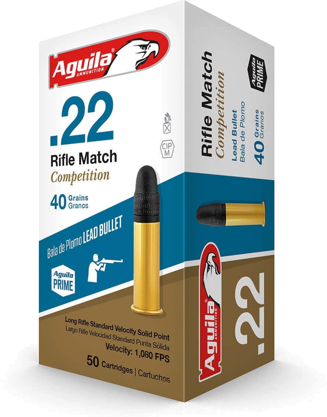 Aguila Ammunition Aguila Ammo .22lr Case Lot Rfl Match 40gr Ldrn 1000rd Cas
