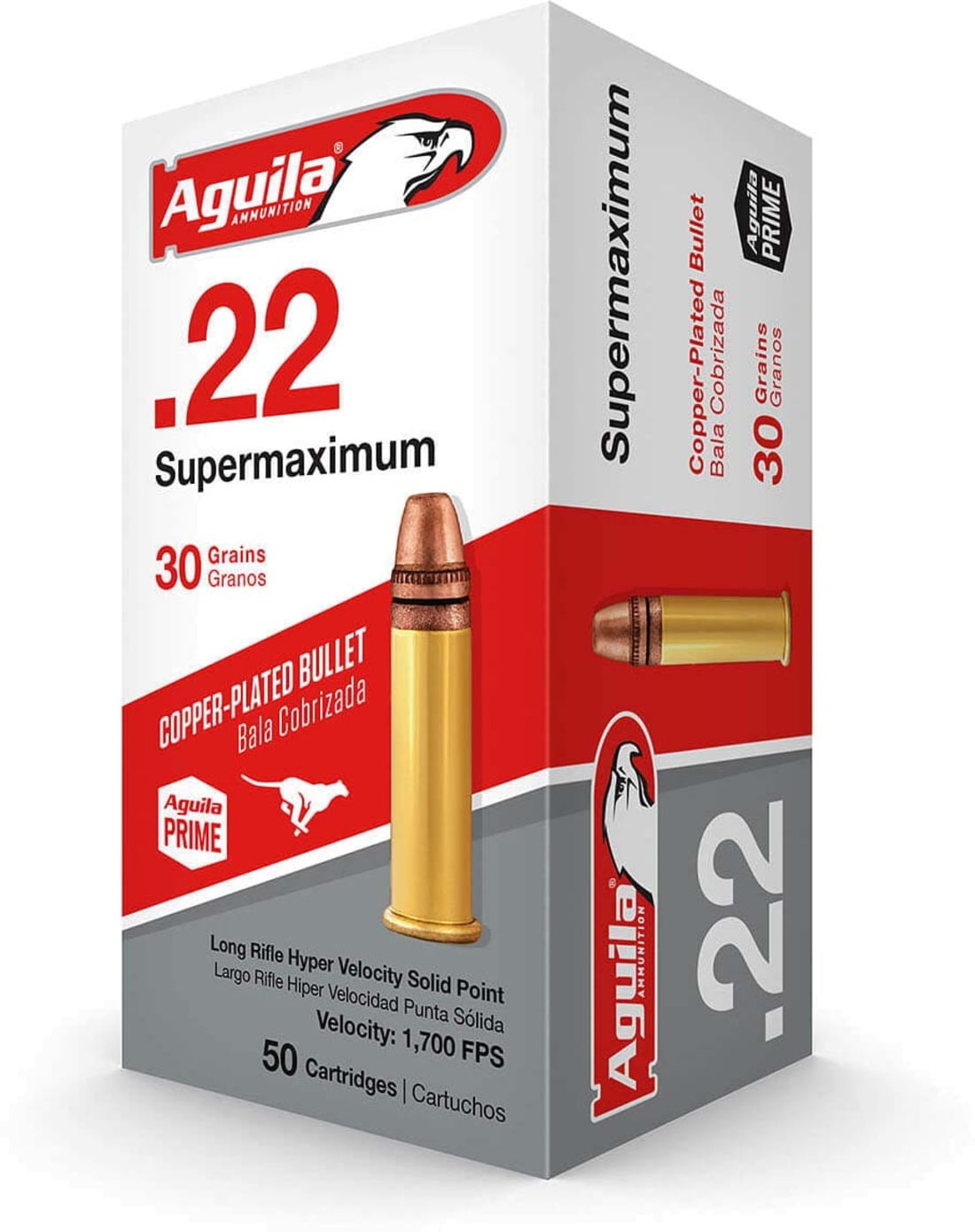 Aguila Ammunition Aguila Ammo .22lr Case Lot Super Max 30gr. Ldrd 1000rd Cs