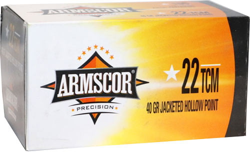 Armscor Precision Inc Armscor Ammo .22tcm 40gr. Jhp 100-pack