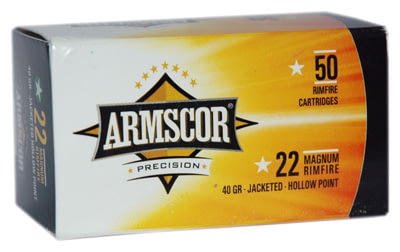Armscor Precision Inc Armscor Ammo .22wmr 40gr. Jhp 50-pack