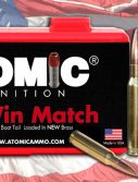 Atomic 00460 Rifle 308 Win 168 Gr Tipped MatchKing 20 Bx/ 10 Cs