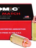 Atomic 448 Match 45 ACP 185 Gr Semi Wadcutter (SWC) 50 Bx/ 10 Cs