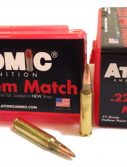 Atomic Ammunition Atomic Ammo .223 Rem. 77gr. Match Sierra Bthp 50-pack