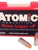 Atomic Ammunition Atomic Ammo 9mm Luger +p 124gr. Bonded Jhp 50-pack