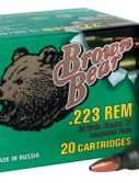 Brown Bear .223 Remington 62gr Hp 20-pack