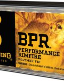 Browning BPR .17 Hornady Magnum Rimfire 17 Grain Polymer Tip Brass Cased Rimfire Ammunition