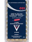 CCI Ammunition Maxi-Mag .22 Winchester Magnum Rimfire 30 grain TNT Jacketed Hollow Point Rimfire Ammunition