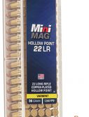 CCI Ammunition Mini-Mag .22 Long Rifle 36 grain Copper Plated Hollow Point Rimfire Ammunition