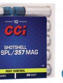 CCI Ammunition Pest Control Shotshell .357 Magnum/ .38 Special 100 grain Shotshell Centerfire Pistol Ammunition
