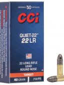 CCI Ammunition Quiet-22 .22 Long Rifle 40 grain Lead Round Nose Rimfire Ammunition