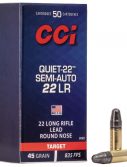 CCI Ammunition Quiet-22 Semi-Auto .22 Long Rifle 45 grain Soft Point Rimfire Ammunition