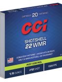 CCI Ammunition Rimfire Shotshell .22 Winchester Magnum Rimfire 52 grain Shotshell Rimfire Ammunition