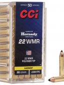 CCI Ammunition V-Max .22 Winchester Magnum Rimfire 30 grain Hornady V-Max Rimfire Ammunition