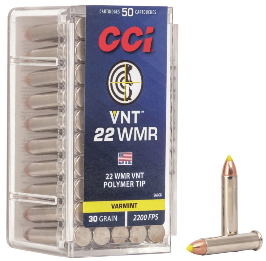 Cci Ammunition Vnt™ .22 Winchester Magnum Rimfire 30 Grain Vnt Rimfire 