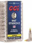 CCI Ammunition VNT™ .17 Hornady Mach 2 17 grain VNT Rimfire Ammunition