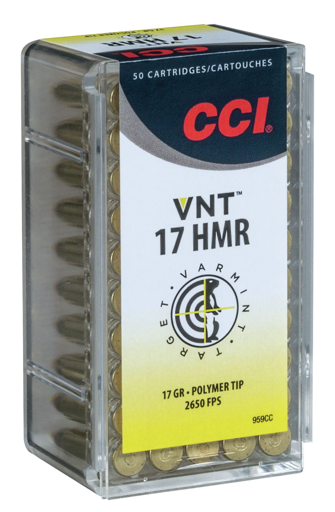 CCI Ammunition VNT™ .17 Hornady Magnum Rimfire 17 grain VNT Rimfire Ammunition