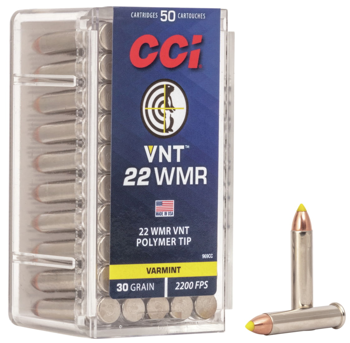 CCI Ammunition VNT™ .22 Winchester Magnum Rimfire 30 grain VNT Rimfire Ammunition