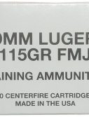 Cci Ammunition Cci Ammo 9mm Luger 115gr. Fmj Blazer Brass 50-pack White Box