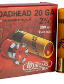 Ddupleks Usa Broadhead Devastator 20 Gauge 11/16 oz 2.75 in Centerfire Shotgun Slug Ammo