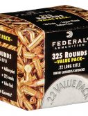 Federal 725 Value Pack 22 LR 36 Gr Copper Plated Hollow Point (CPHP) 325 Bx/ 10