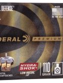 Federal Premium Centerfire Handgun Ammunition .38 Special 110 grain Hydra-Shok Jacketed Hollow Point Centerfire Pistol Ammunition