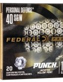 Federal Premium Centerfire Handgun Ammunition .40 S&W 165 grain Jacketed Hollow Point Centerfire Pistol Ammunition