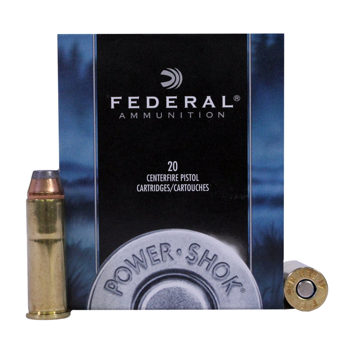 Federal Premium Centerfire Handgun Ammunition .41 Remington Magnum 210 grain Jacketed Hollow Point Brass Cased Centerfire Pistol Ammunition