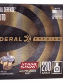 Federal Premium Centerfire Handgun Ammunition .45 ACP 230 grain Hydra-Shok Jacketed Hollow Point Centerfire Pistol Ammunition