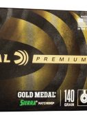 Federal Premium GOLD MEDAL SMK 6.5 Creedmoor 140 grain Sierra MatchKing Boat Tail Hollow Point Centerfire Rifle Ammunition