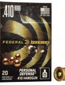 Federal Premium Personal Defense .410 bore 4 Pellet Lead Buckshot Centerfire Pistol Ammunition