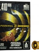 Federal Premium Personal Defense .410 bore 7/16 oz Lead Buckshot Centerfire Pistol Ammunition