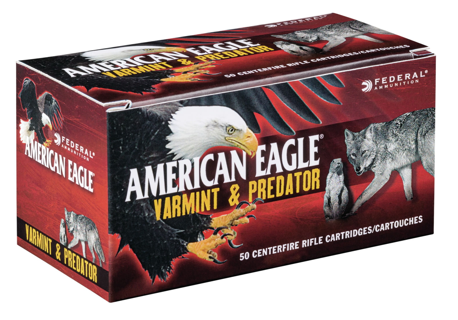 Federal Premium VARMINT / PREDATOR .17 Hornet 20 grain Tipped Varmint Centerfire Rifle Ammunition