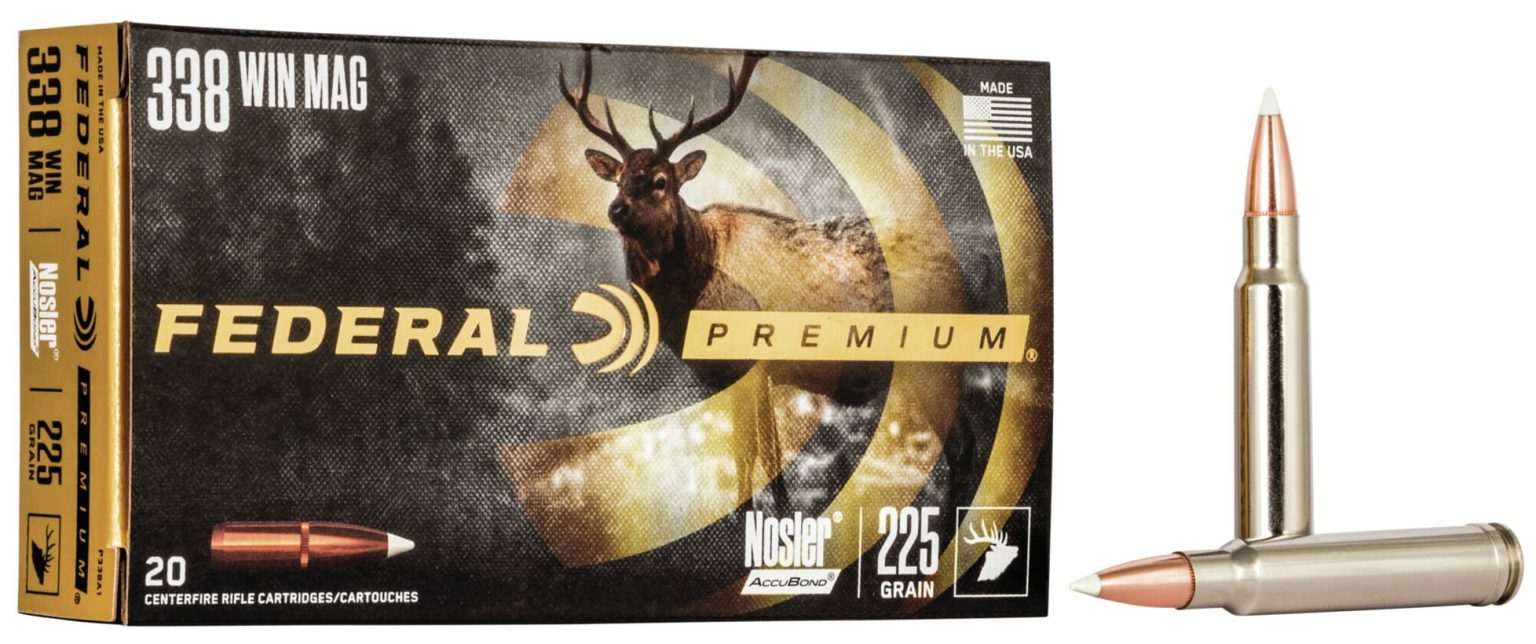 Federal Premium VITAL-SHOK .338 Winchester Magnum 225 grain Nosler ...