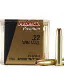 Federal Premium V•Shok .22 Winchester Magnum Rimfire 30 grain Speer TNT Hollow Point Rimfire Ammunition