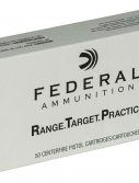 Federal RTP45230 Range And Target 45 ACP 230 Gr Full Metal Jacket (FMJ) 50 Bx/