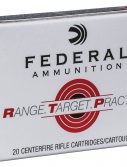Federal RTP556 Range And Target 223 Rem 55 Gr Full Metal Jacket (FMJ) 20 Bx/ 25