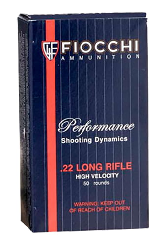 Fiocchi 22FHVCHP Shooting Dynamics Sport And Hunting 22 LR 38 Gr Copper Plated H