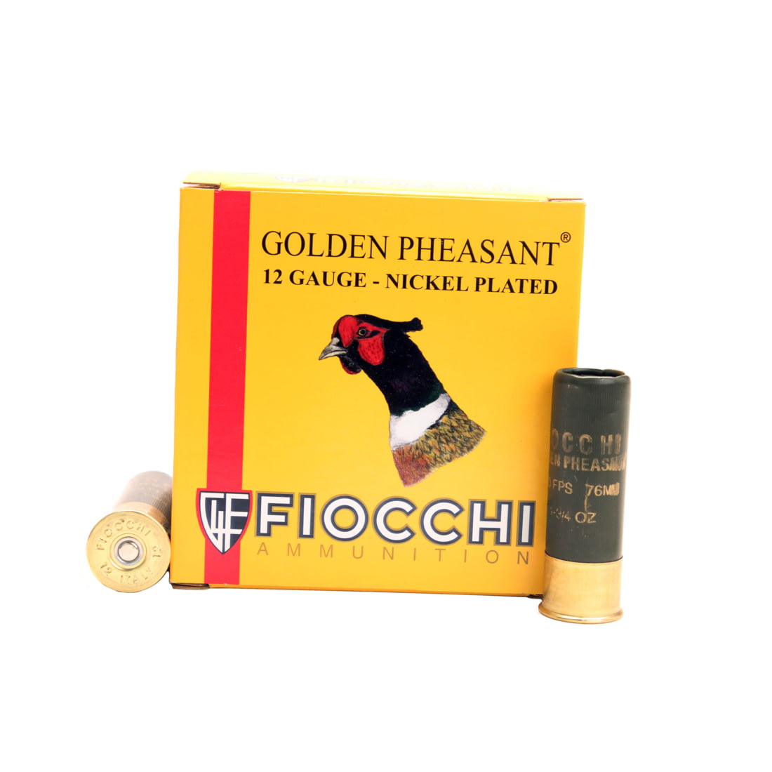 Fiocchi Golden Pheasant 12ga 3" Sz4 1 3/4oz /25 123GP4