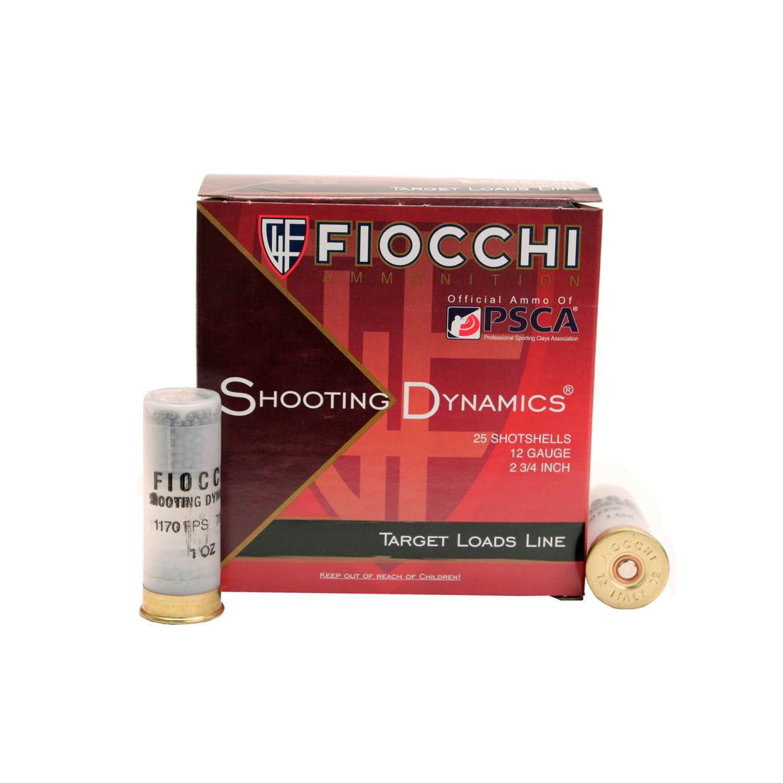 Fiocchi ShootingDynamics 12ga 2.75" Sz7.5 1oz/25 12SD1L75