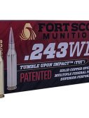 Fort Scott Munitions 243 WINCHESTER 70 Grain Centerfire Rifle Ammunition