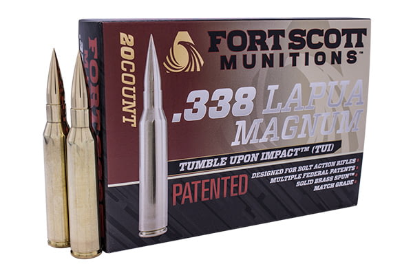 Fort Scott Munitions 338 Lapua Magnum 250 Grain Centerfire Rifle Ammunition