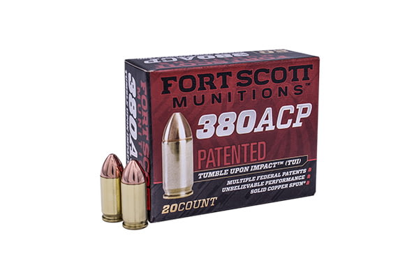 Fort Scott Munitions 380ACP 95 Grain Centerfire Pistol Ammunition