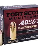 Fort Scott Munitions 40 S&W 125 Grain Centerfire Pistol Ammunition