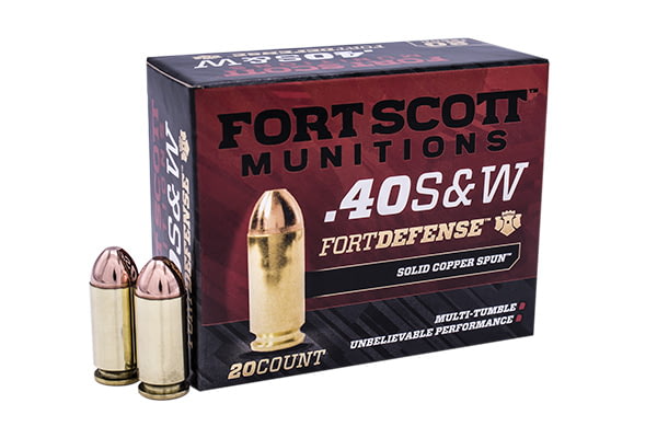 Fort Scott Munitions 40 S&W 125 Grain Centerfire Pistol Ammunition