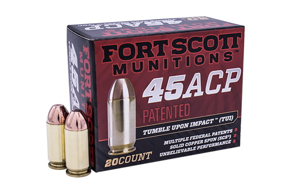 Fort Scott Munitions 45ACP 180 Grain Centerfire Pistol Ammunition