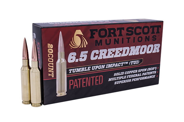 Fort Scott Munitions 6.5 CREEDMOOR 123 Grain Centerfire Rifle Ammunition