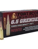 Fort Scott Munitions 6.5 Grendal 123 Grain Centerfire Rifle Ammunition