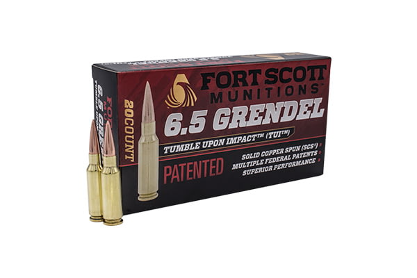 Fort Scott Munitions 6.5 Grendal 123 Grain Centerfire Rifle Ammunition